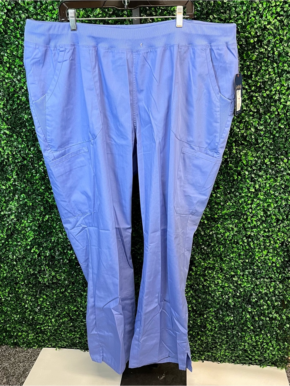 NWT Cherokee Ceil Blue Women’s Straight Leg Scrub Pants Size 3Xl